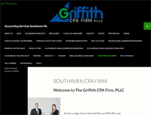 Tablet Screenshot of griffithfirm.net